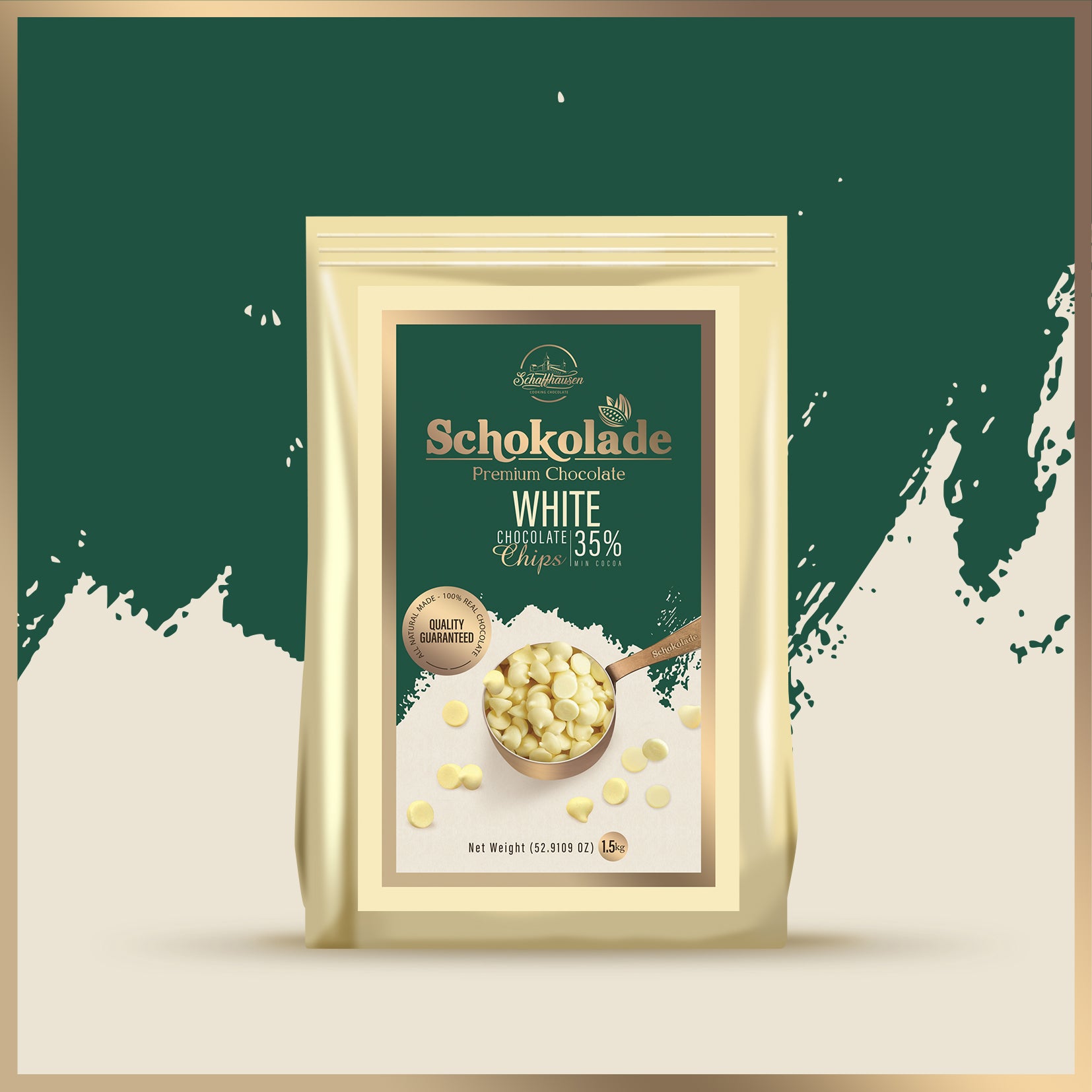Schokolade White Chocolate Chips 35 Cocoa Schaffhausen Foods Co